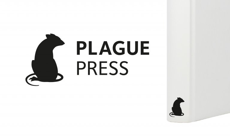 Neon Journal Plague Press logo and colophon by Neon, Branding & Design Consultancy www.neon-creative.com