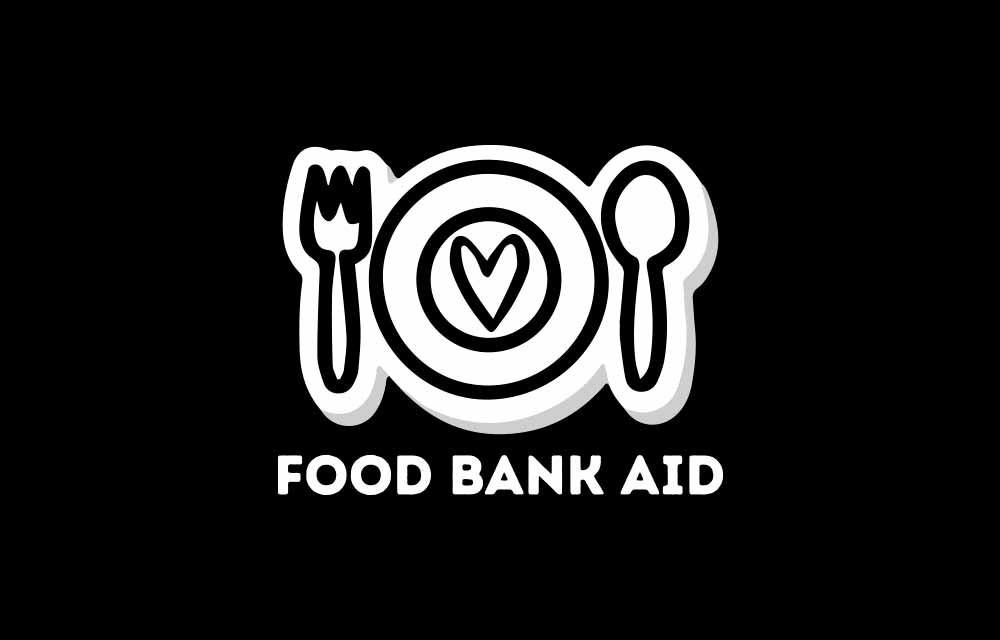 Food Bank Aid and Neon branding consultants